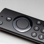 Télécommande de téléviseur en gros plan