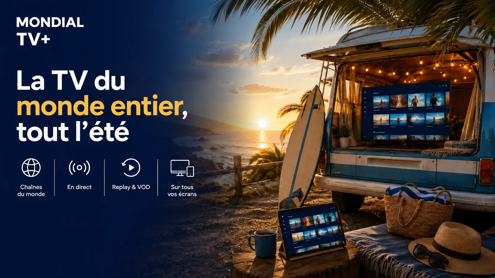 La télévision du monde entier réunie sur Mondial TV
