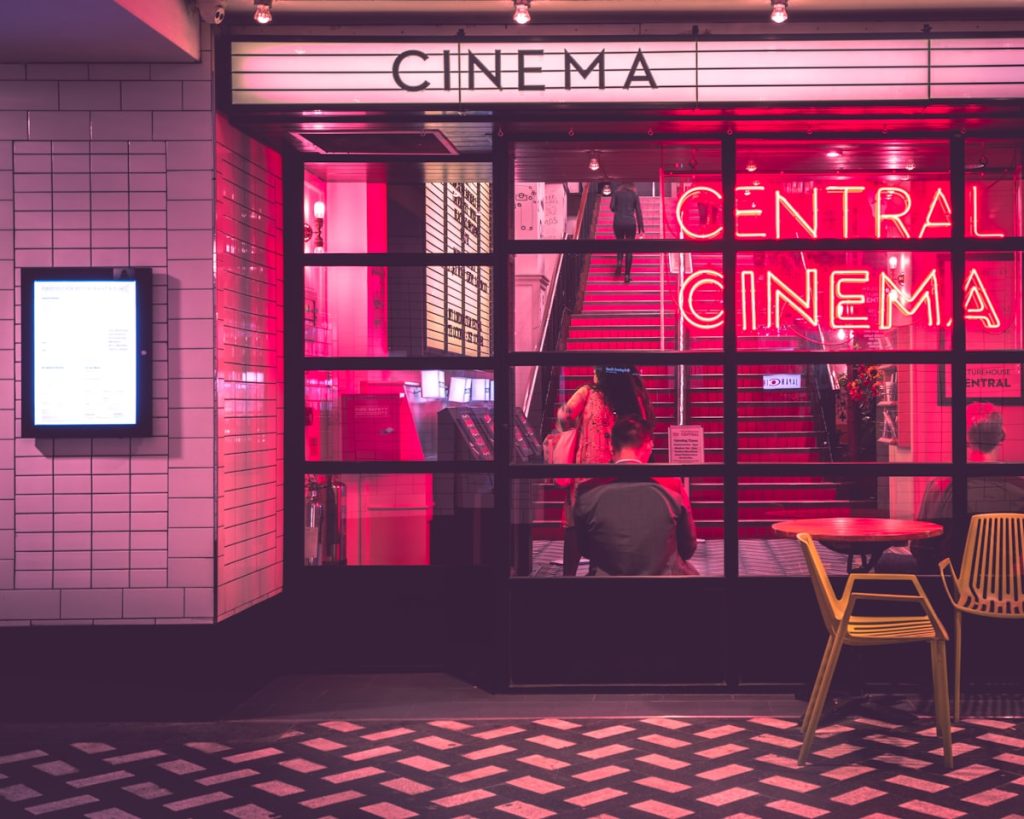 Salle de cinéma et ambiance film